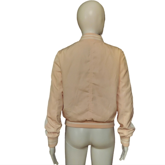 Betsey Johnson Performance Side Stripe Bomber Jacket - Picture 4 of 15